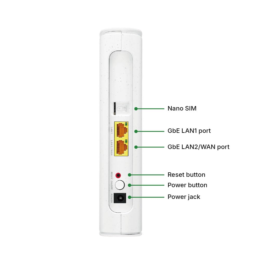FWA505 V2 Nebulaflex Router 5G, Slot Sim, Fino a 4.6Gbps, 1xLAN Gbe, Wireless AX3000 Wifi 6, Ant Interne - Miniatura 3