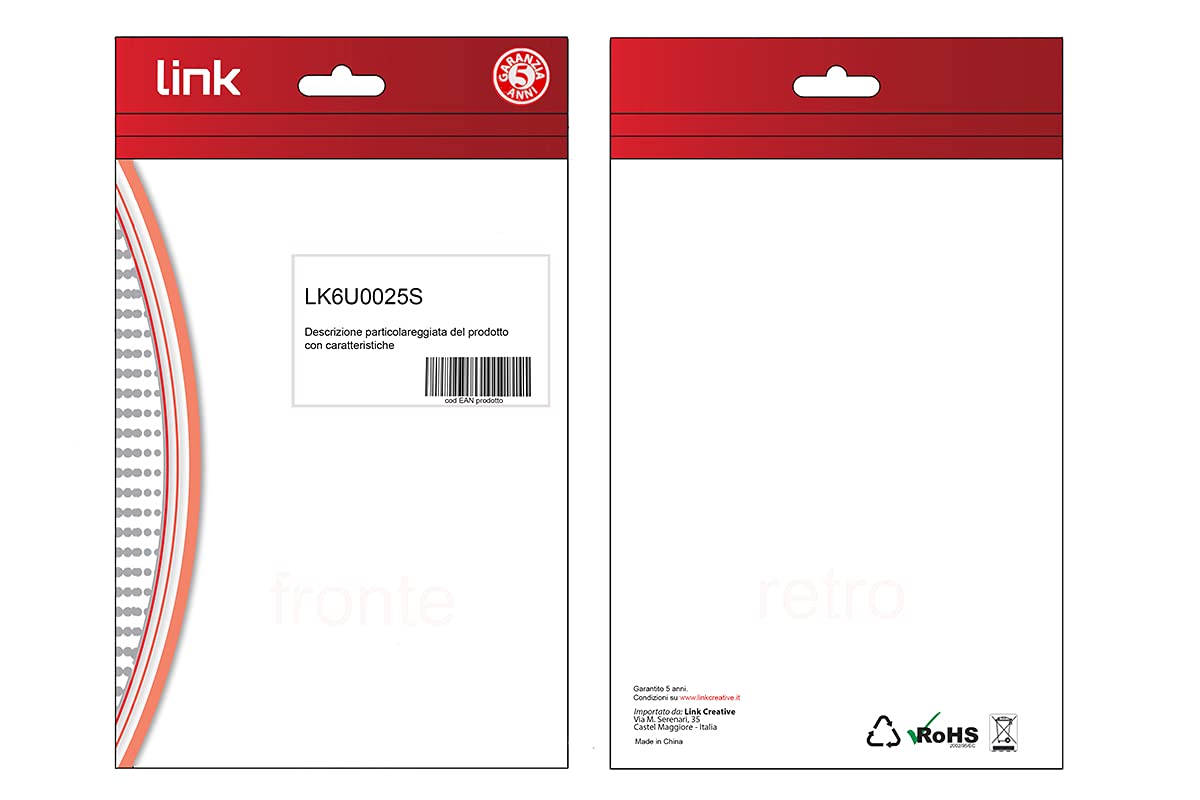 Cavo Rete Categoria 6 Non Schermato Utp Colore Grigio Halogenfree mt 0.25 Slim LK6U0025S - Miniatura 3