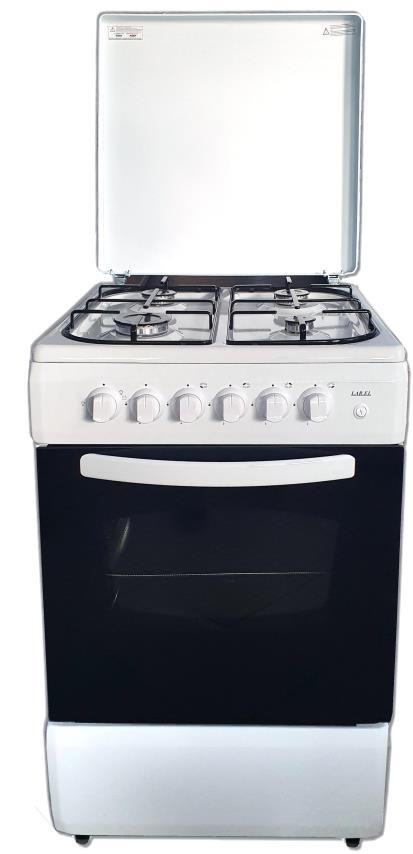 Cucina 50x50 Gas 4 Fuochi Bianca Larel CUC.L5005B - Immagine 1