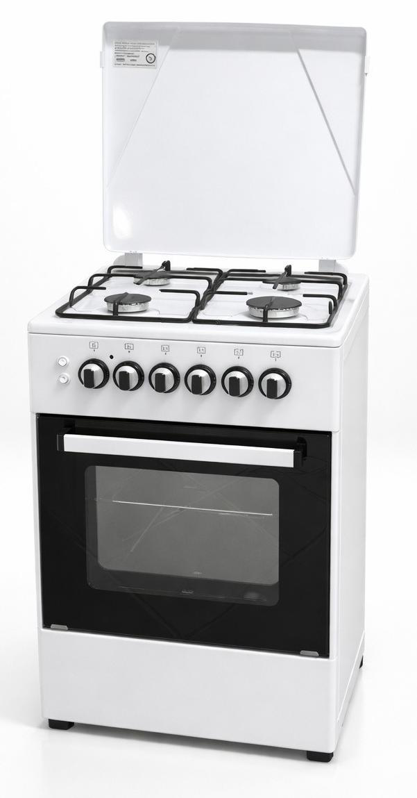 Cucina 50x50 Gas 4 Fuochi Bianca Larel CUC.L505B - Immagine 1