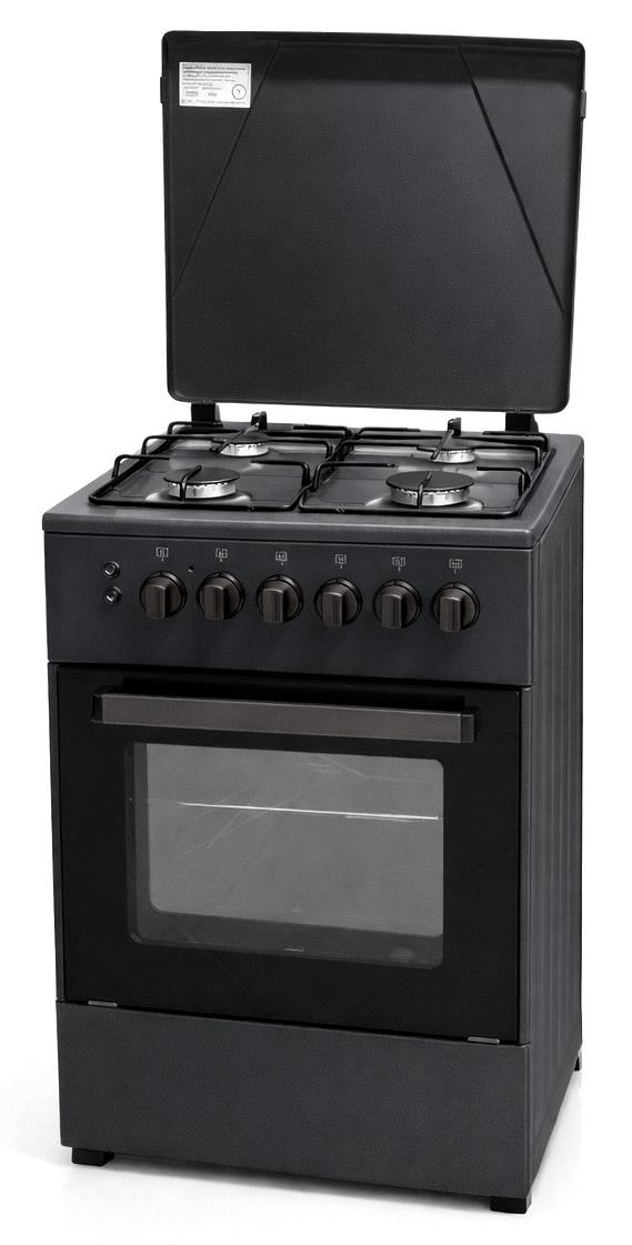 Cucina 50x50 Gas 4 Fuochi Nera Matt Larel CUC.L505N - Immagine 1