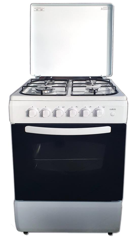 Cucina 60x60 Gas 4 Fuochi Bianca Larel CUC.L6005B - Immagine 1