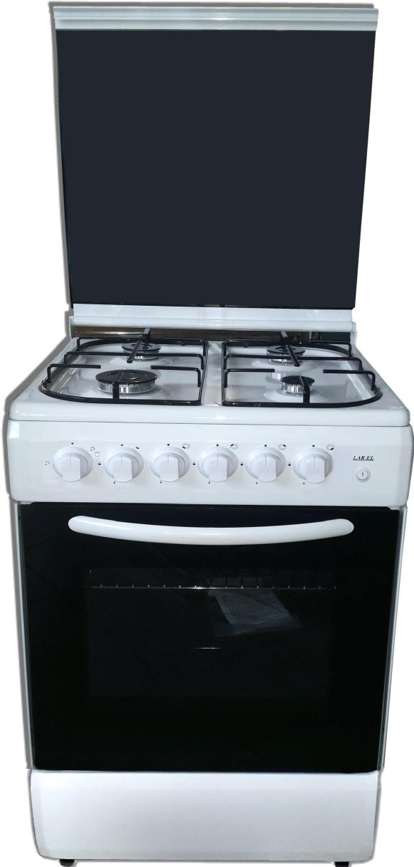 Cucina 60x60 Gas Bianca Larel CUC.L6005VB - Immagine 1
