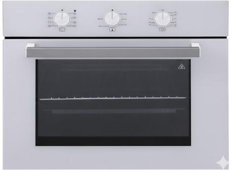 Forno Elettrico da Incasso 60 cm 65 Lt Ventilato Vetro Bianco Larel FOR.L1308B - Immagine 1