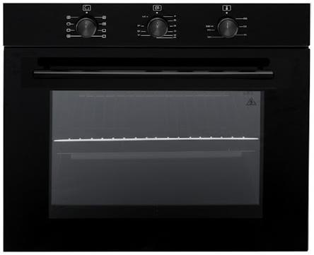 Forno Elettrico da Incasso 60 cm 65 Lt Ventilato Vetro Nero Larel FOR.L1308N - Immagine 1