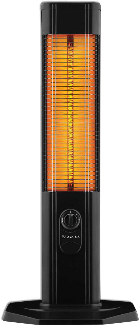 Stufa 96x40,5 cm Carbonio 2000W Silver Larel STU.LVX2000S - Immagine 1