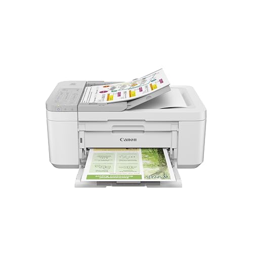 Canon PIXMA TR4756i stampante multifunzione wireless 4 in 1, Stampa, Scansione, Copia, Fax - Fronte/Retro, ADF 20 Fogli, Stampa Foto Senza Bordi 10x15, Compatibile con PIXMA Print Plan, Bianco - Miniatura 4