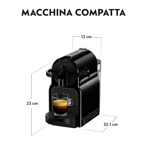 Nespresso Inissia & Aeroccino EN80.BAE Macchina per Caff� Espresso, Black - Miniatura 4