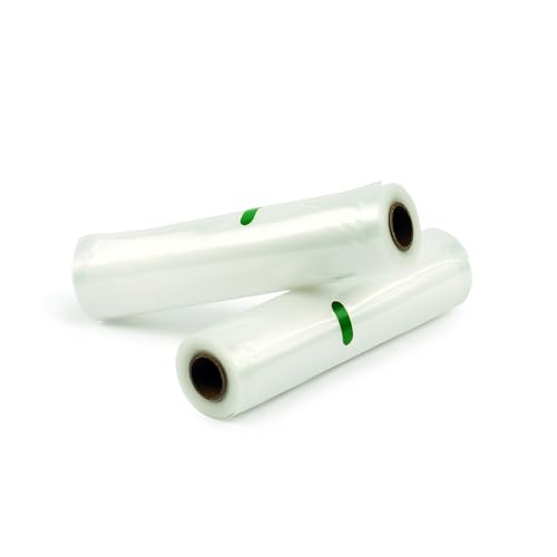 Girmi RVT5222 2 Rulli 22x500 cm per la Conservazione degli Alimenti e la Cottura Sottovuoto, Compatibili con tutte le Macchine per Sottovuoto - Miniatura 2