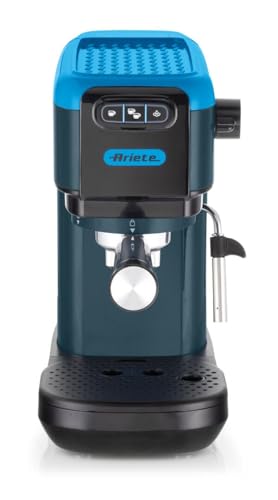 Ariete 1399 Macchina da caffè espresso Sky Blue, Per polvere e cialde ESE, 1300 W, Capacità 1,1L, 15 bar di pressione, Filtro 1, 2 tazze e cialda ESE, Cappuccino, Blu - Miniatura 2