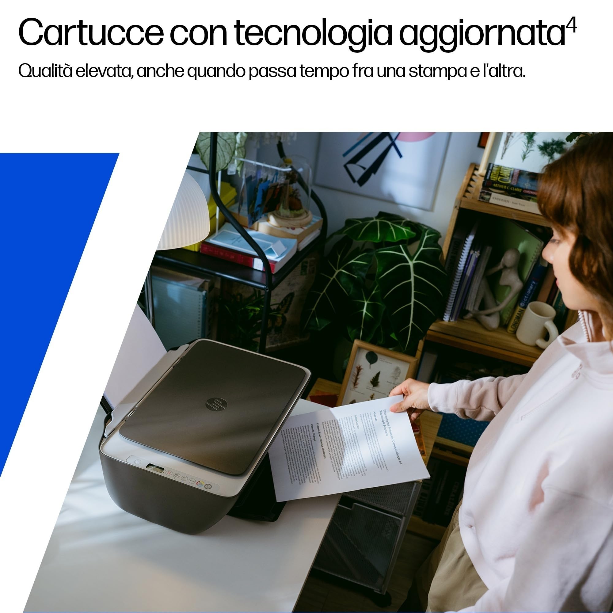 HP DeskJet 2920 89F97B, Stampante Multifunzione a Getto d'Inchiostro A4 a Colori, Fronte e Retro Manuale, 7,5 ppm, Wi-Fi, app, 3 Mesi di Inchiostro Instant Ink Inclusi, Nera - Miniatura 4