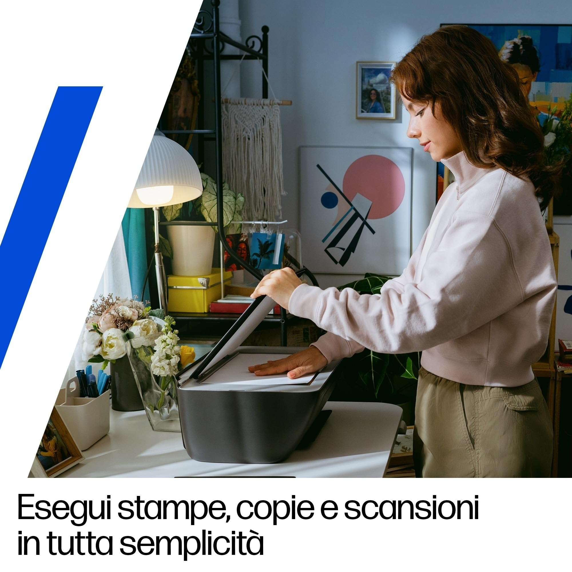 HP DeskJet 2920 89F97B, Stampante Multifunzione a Getto d'Inchiostro A4 a Colori, Fronte e Retro Manuale, 7,5 ppm, Wi-Fi, app, 3 Mesi di Inchiostro Instant Ink Inclusi, Nera - Miniatura 5