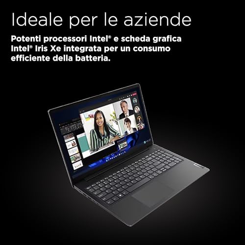Lenovo - Notebook 15.6 Pollici V15 G4 IRU, Pc Portatile Professionale Windows 11 Pro, Intel Core I5-13420H, Ram 8GB DDR4, 512GB SSD NVMe - Laptop Grafica Intel UHD, Computer Audio Dolby, Schermo FHD - Miniatura 4