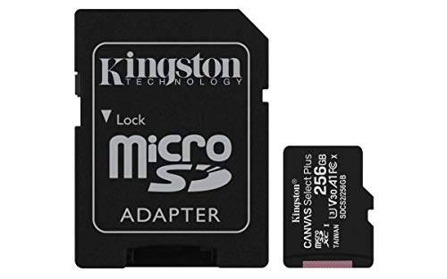 Kingston Canvas Select Plus SDCS2/256GB Scheda microSD Classe 10 con Adattatore SD Incluso, 256 GB - Miniatura 2