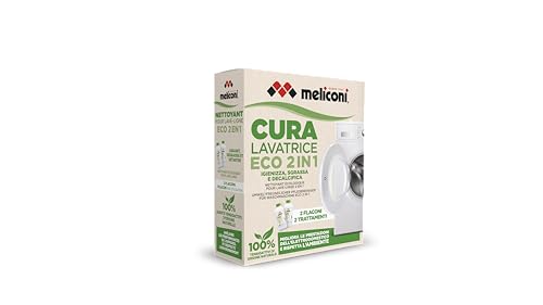 Meliconi Cura Lavatrice Liquido Eco 2-in-1, Igienizzante e Anticalcare Lavatrice, Formula Naturale, Confezione Riciclabile, 2 Flaconi da 250ml Ideali per 2 Trattamenti Completi - Miniatura 2
