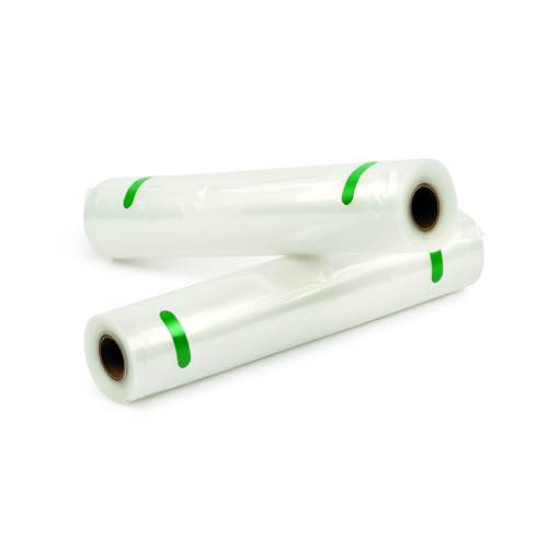 Girmi RVT5228 2 Rulli 28x500 cm per la Conservazione degli Alimenti e la Cottura Sottovuoto, Compatibili con tutte le Macchine per Sottovuoto - Miniatura 2