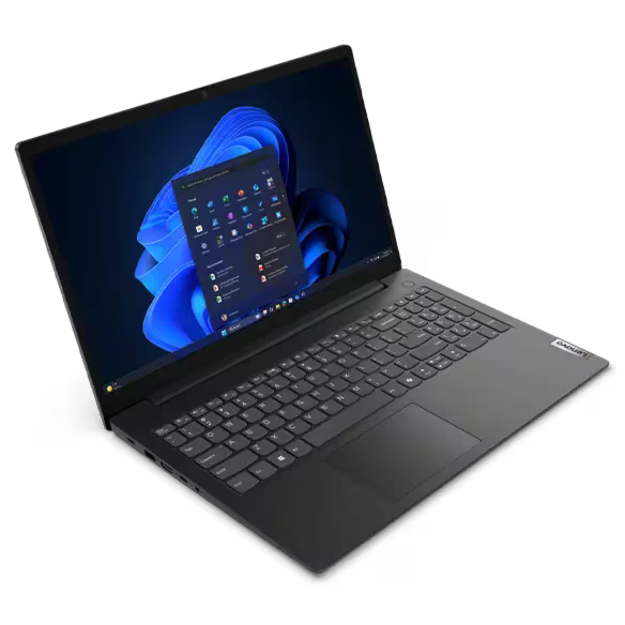 Lenovo - Notebook Pc Intel N100 4 Core fino a 3.4Ghz - Display 15,6" FHD - Ram 8Gb DDR5 SSD Nvme 256Gb - Hdmi, Usb 3.0, Wifi, Bluetooth, Webcam - Windows 11 Pronto all'uso con Libre Office - Miniatura 2