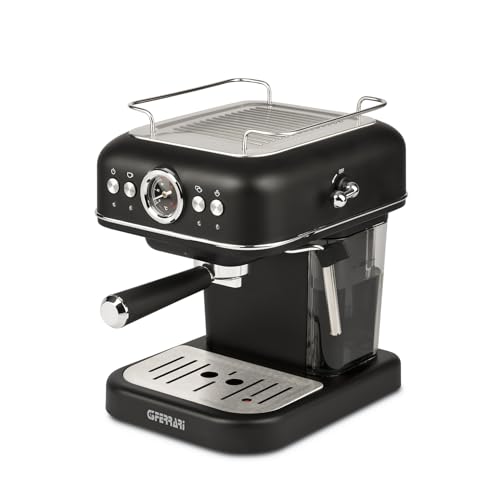 G3 Ferrari G10188 Alchimia Macchina da Caffè Espresso, 15 Bar, Compatibile con Cialde e Caffè in Polvere, Cappuccinatore, 3 Filtri INOX, Serbatoio 1.2L, Funzione Standby e Sleep, Scaldatazze - Miniatura 2