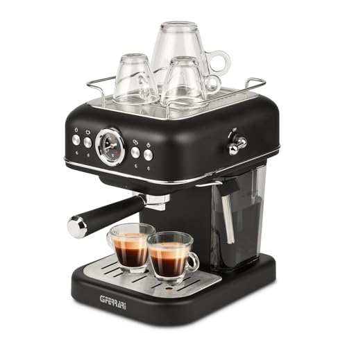 G3 Ferrari G10188 Alchimia Macchina da Caffè Espresso, 15 Bar, Compatibile con Cialde e Caffè in Polvere, Cappuccinatore, 3 Filtri INOX, Serbatoio 1.2L, Funzione Standby e Sleep, Scaldatazze - Miniatura 4