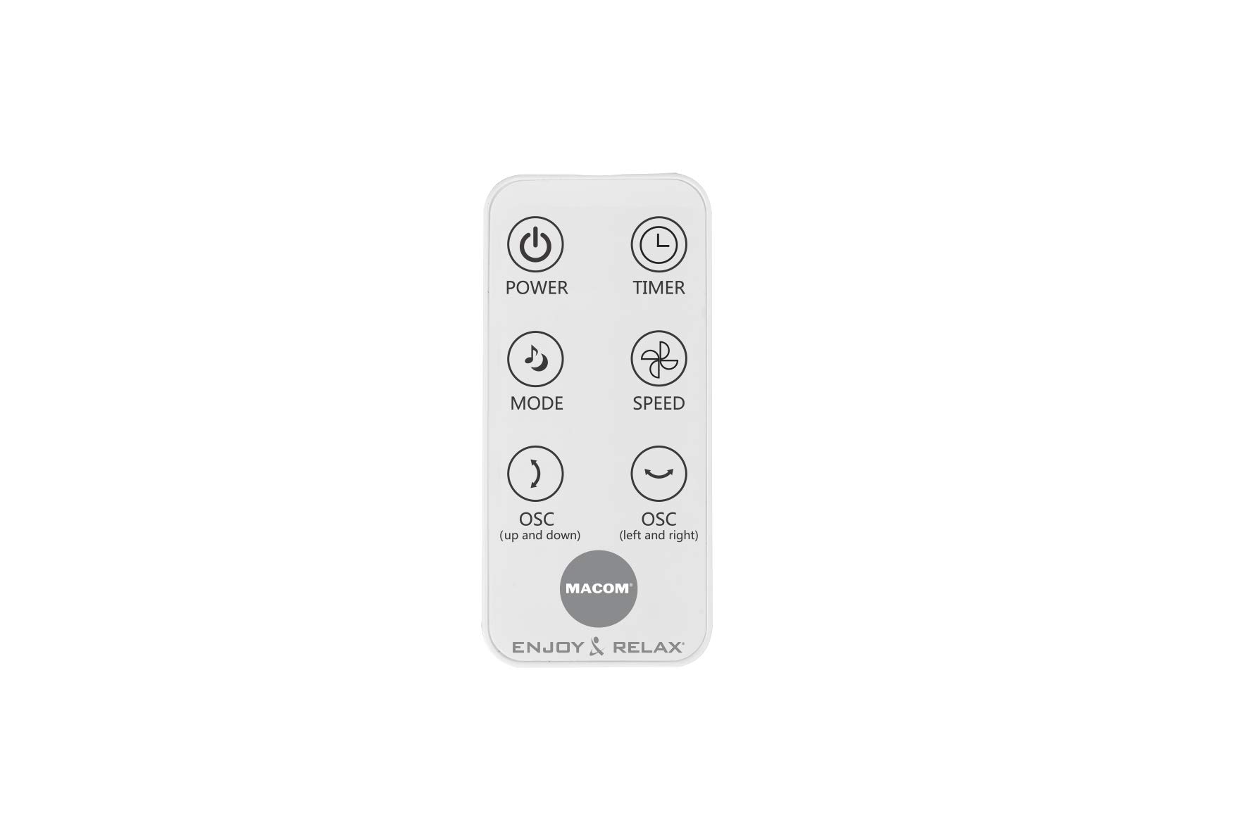 MACOM Enjoy & Relax 992 Tornado Tower, Ventilatore a piantana, Bianco - Miniatura 4