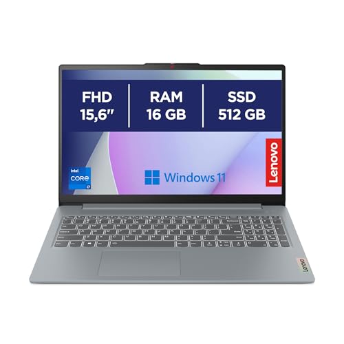 Lenovo IdeaPad Slim 3 Notebook 15,6” FHD (1920x1080), Intel Core i7-13620H, RAM 16GB, 512GB SSD, WiFi 6, Windows 11 - Arctic Grey, Esclusiva Amazon - Miniatura 2