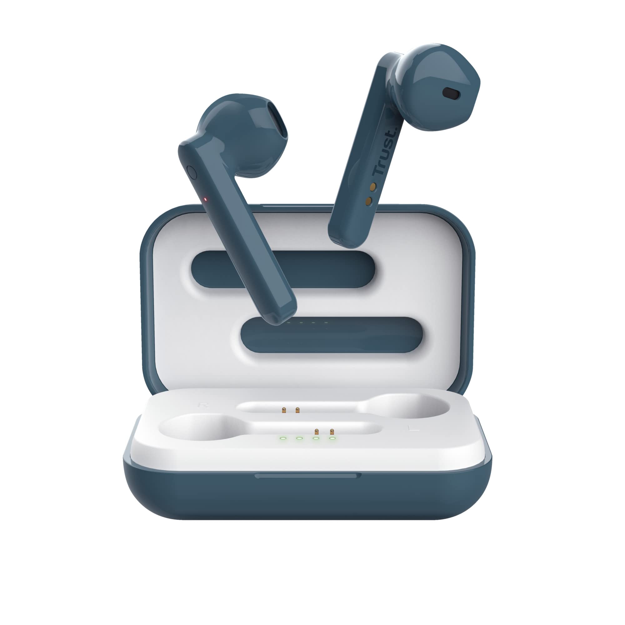 Trust Mobile Primo Touch Bluetooth In-Ear Auricolari Senza Fili (Microfono Integrato, 10 Ore di Tempo di Utilizzo) Blu