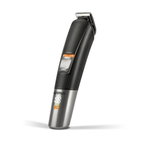 G3 Ferrari G30062 "Razor Set", Taglia Barba e Capelli 5 in 1, Ricaricabile, 3-12mm Regolazione taglio, Display digitale, Autonomia 60 min, 5 in 1, Cordless - Miniatura 2