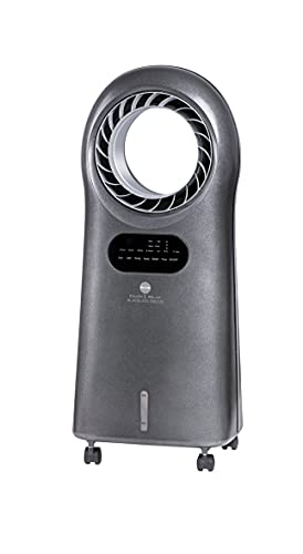 MACOM Enjoy & Relax 989 Bladeless Breeze Raffrescatore Evaporativo Senza Pale, Grigio, Portata 10 m3/Minut - Miniatura 2