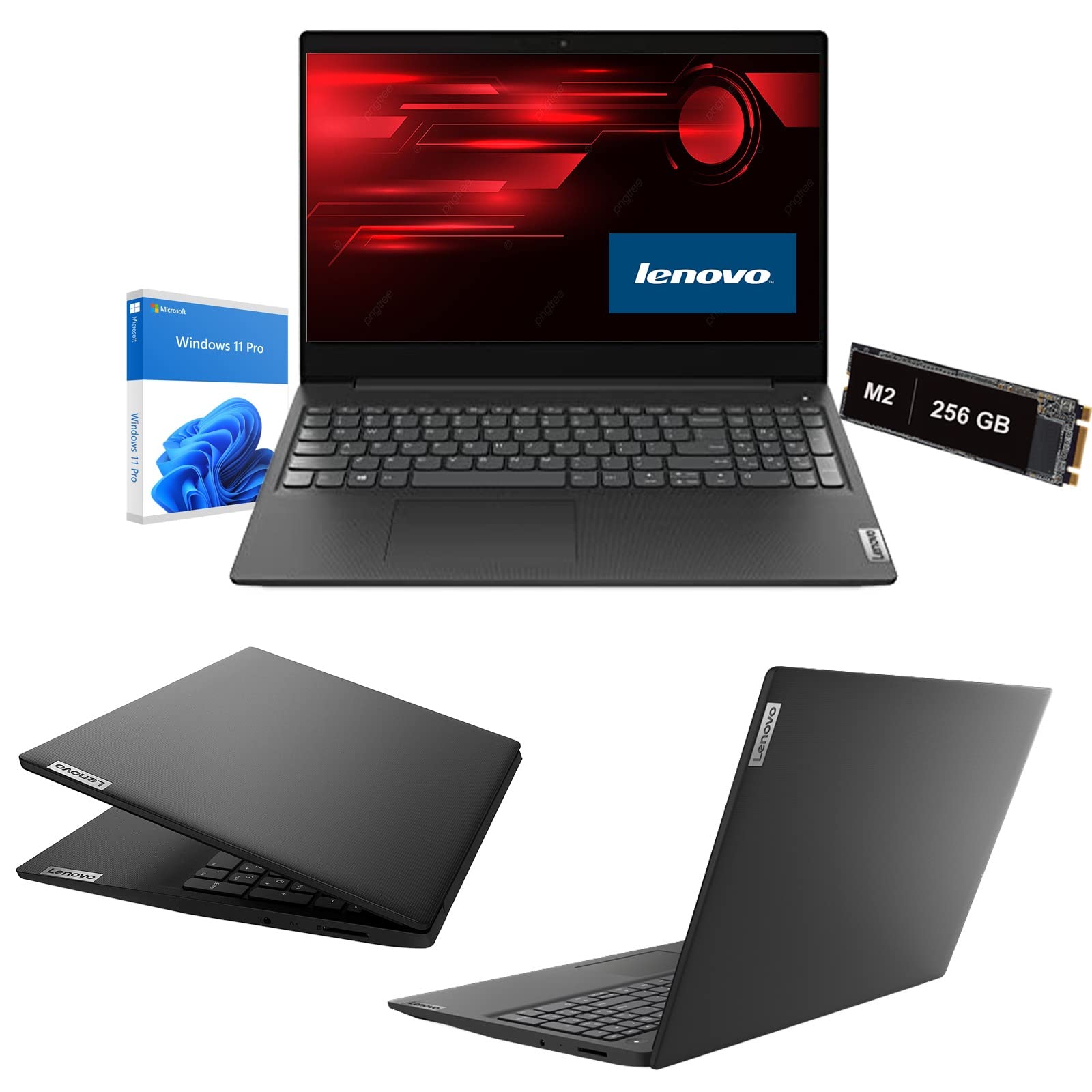 Lenovo Notebook Portatile N4500 Fino a 2,8GHz 15.6" Fhd,Ssd M.2 256Gb,Ram 8Gb Ddr4,Hdmi,Bluetooth,Usb3.0,Windows 11Pro