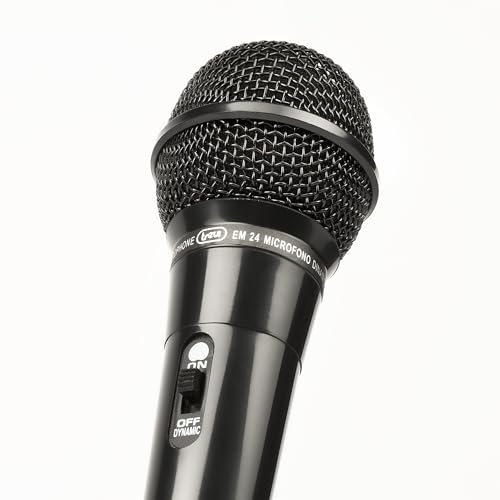 Trevi EM 24 Microfono Dinamico Unidirezionale con Cavo 2.9m, Audio Chiaro, Alta Sensibilità, Plug &Play, Ideale per Voce, Canto, Karaoke e Presentazioni, Jack 6.3mm - Miniatura 4