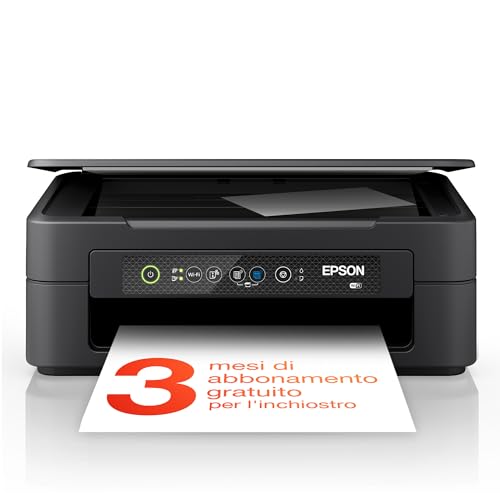 Epson Stampante Expression Home XP-2200, multifunzione 3 in 1: scanner/fotocopiatrice, A4, getto d'inchiostro a colori, Wi-Fi Direct, cartucce separate, ultracompatta - Miniatura 2