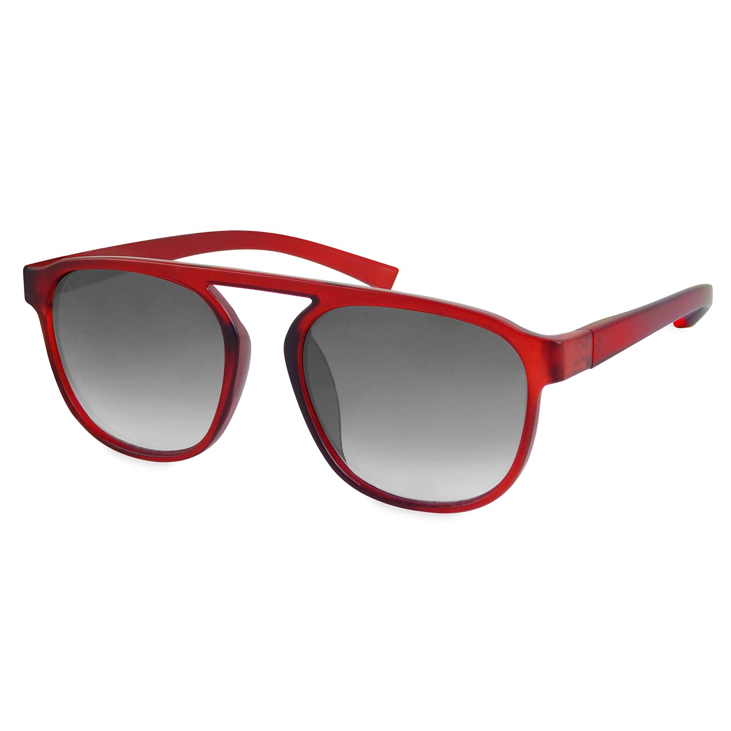 t vedo Sun - Occhiali da sole con montatura Unisex - lenti con protezione UV400 (Milano - Rosso)
