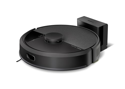 iRobot Roomba 105 Combo, Robot Aspirapolvere Lavapavimenti, Pulizia a 4 Fasi, Navigazione ClearView LiDAR, Rilevamento di Tappeti/Moquette, Pulizia Mirata, Controllo tramite App, Nero - Miniatura 2