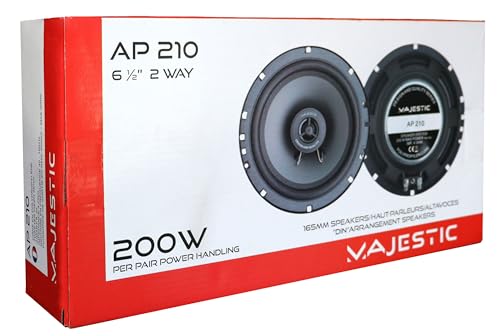 Majestic AP 210 SC – Coppia di altoparlanti per auto 165mm (6 1/2”), 200W, 2 vie, confezione scatola - Miniatura 4