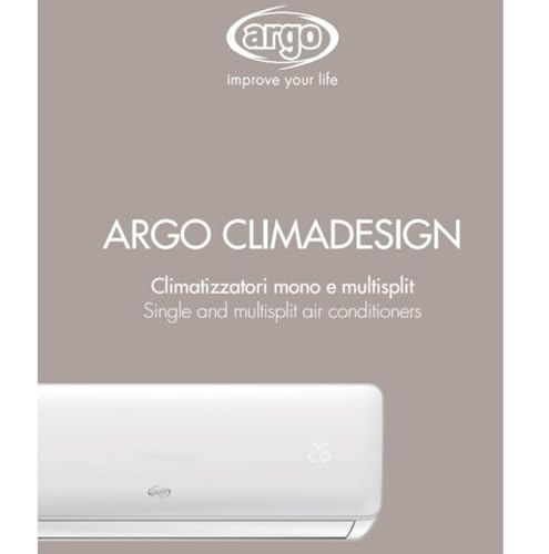 ARGO CLIMADESIGN 9000 CONDIZIONATORE 9000 BTU WIFI INVERTER CLASSE A++/A+ - Miniatura 4