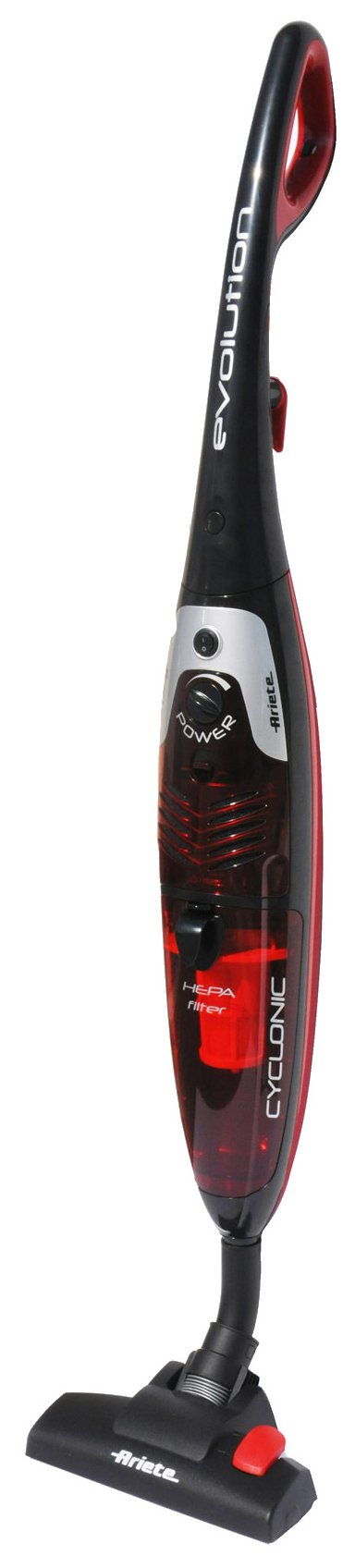 Ariete 2772 Evolution, Scopa elettrica senza sacco, Motore ciclonico, 79 Decibel, 600 Watt, Rosso e Nero - Miniatura 5