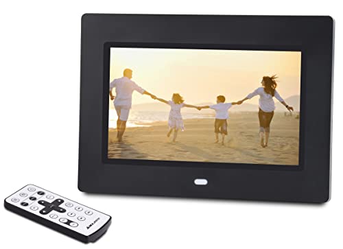 Majestic DF 918 HD MP3 – Cornice fotografica digitale schermo HD 7”, formato 16:9, Riproduce video/immagini/musica, ideale per espositori, Ingressi USB e SD, telecomando, Nero - Miniatura 2