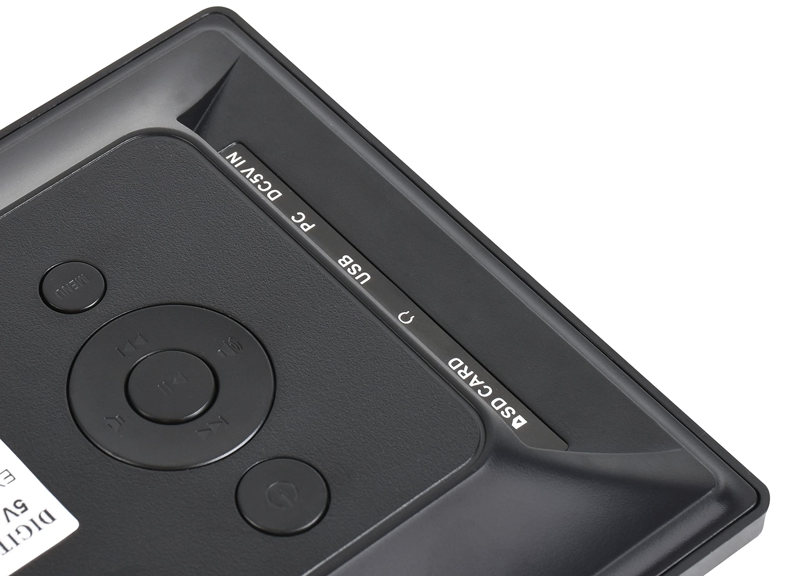 Majestic DF 918 HD MP3 – Cornice fotografica digitale schermo HD 7”, formato 16:9, Riproduce video/immagini/musica, ideale per espositori, Ingressi USB e SD, telecomando, Nero - Miniatura 3
