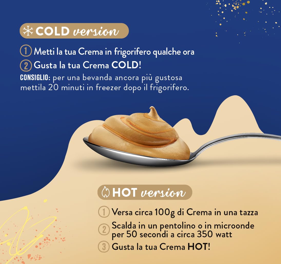 Caff� Borbone CREMA CAFF� BAILEYS - 1 Brick 550g - Crema a base di latte con caff� solubile delattosata, con Baileys - Senza Lattosio e Senza Glutine - Latte e panna Italiani - Miniatura 3