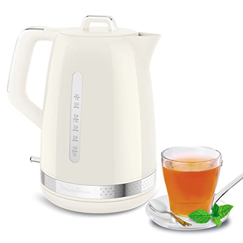 Moulinex BY320 Soleil Bollitore, Funzionale Coperchio a Cerniera, Capacit� 1.7 L, Indicatore del Livello dell'Acqua, Filtro Anticalcare, Beccuccio di Precisione, Interruttore On/Off - Miniatura 2