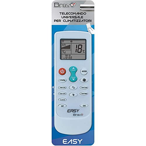 Telecomando universale per condizionatore climatizzatore Easy Bravo, compatibile con i principali marchi (Easy Bravo) - Miniatura 4