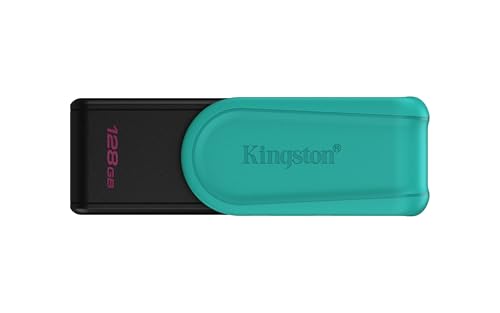 Kingston DataTraveler Exodia S Drive Flash USB - 128GB - USB 3.2 Gen 1 - USB Type A - Nero/Turchese - DTXS/128GB - Miniatura 2