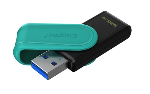 Kingston DataTraveler Exodia S Drive Flash USB - 128GB - USB 3.2 Gen 1 - USB Type A - Nero/Turchese - DTXS/128GB - Miniatura 4
