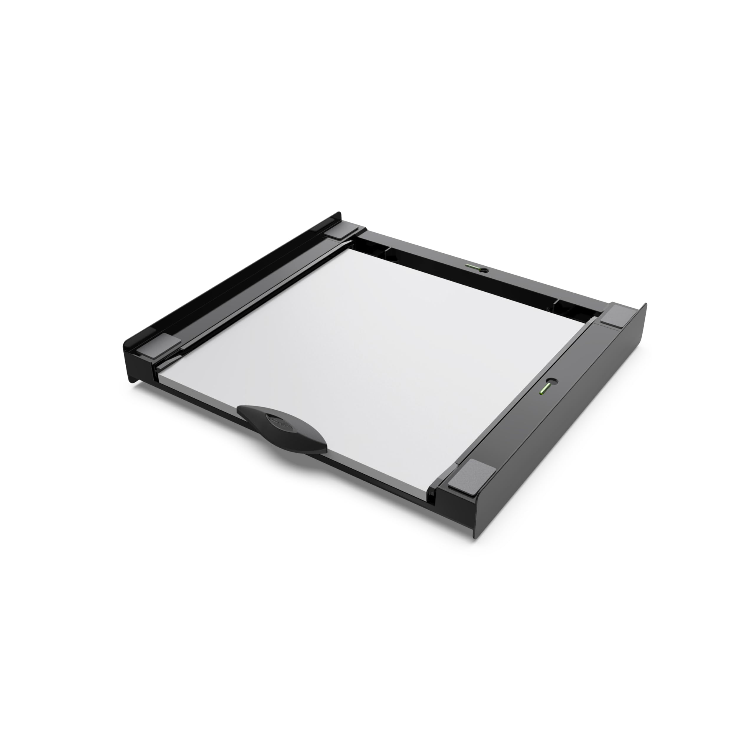 Meliconi - Kit di sovrapposizione universale nero + ripiano scorrevole in legno - TORRE DARK - per lavatrice e asciugatrice