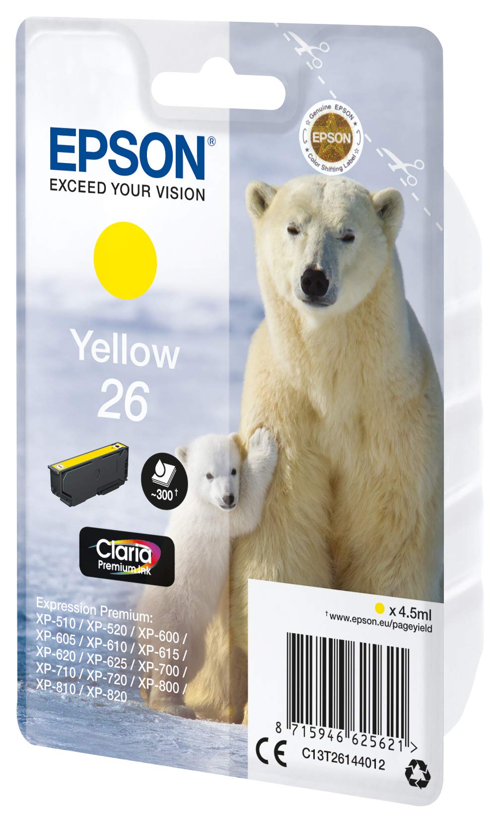 Epson C13T26144022 Inchiostro, Giallo - Miniatura 2