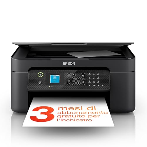 Epson Workforce WF-2910DWF Stampante Multifunzione A4 a getto d'inchiostro (Stampa Fronte Retro, Scansione, Copia, Fax) Display LCD 3.7cm, WiFi, Ethernet, Stampa da mobile e su Cloud, AirPrint - Miniatura 2