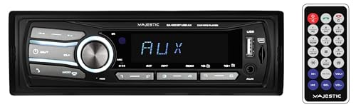 Majestic SA 400 BT USB AX - Sistema Audio Car con Bluetooth, Lettore MP3/WMA da USB/Micro SD, Telecomando, 100W (25W x 4ch), Nero - Miniatura 2
