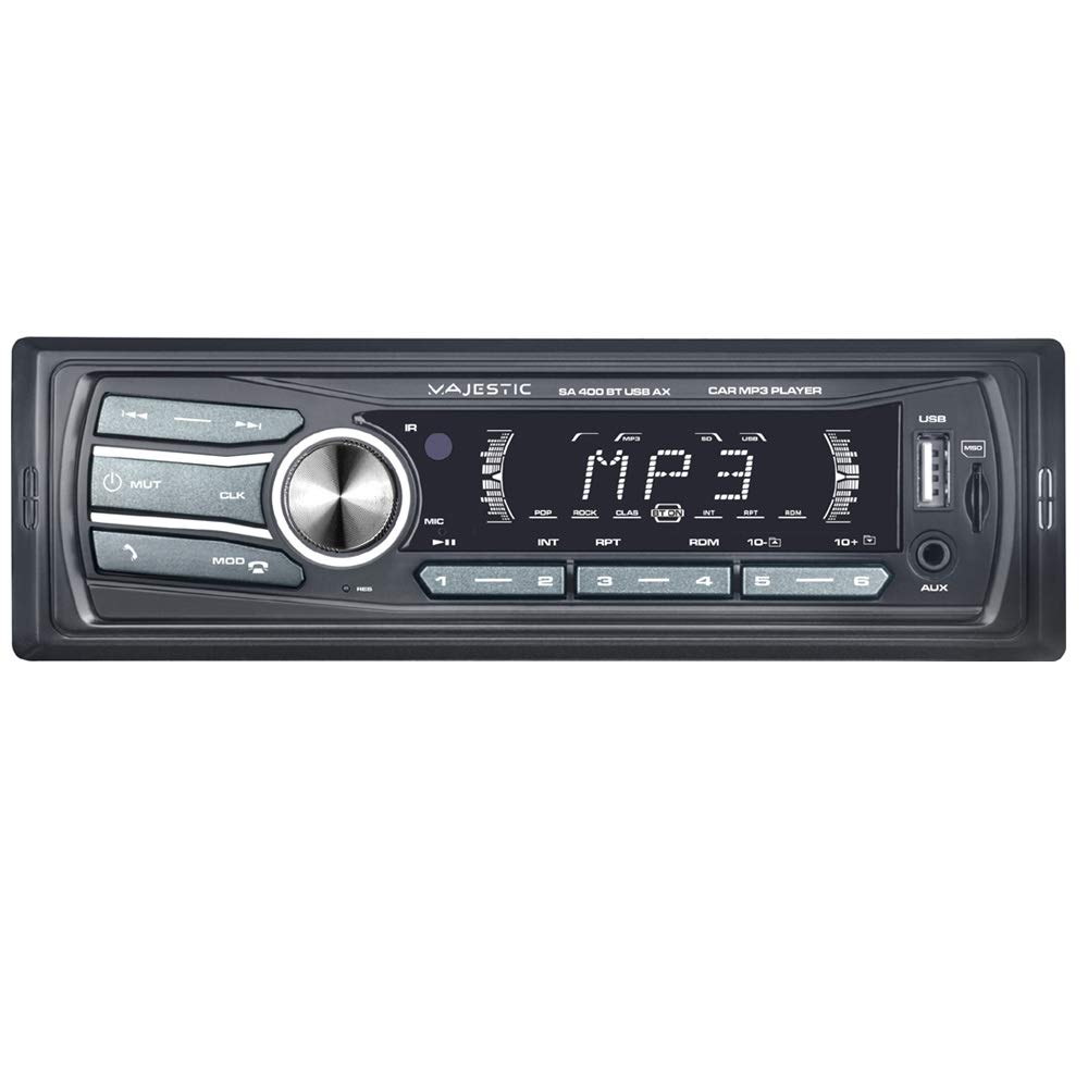 Majestic SA 400 BT USB AX - Sistema Audio Car con Bluetooth, Lettore MP3/WMA da USB/Micro SD, Telecomando, 100W (25W x 4ch), Nero - Miniatura 3