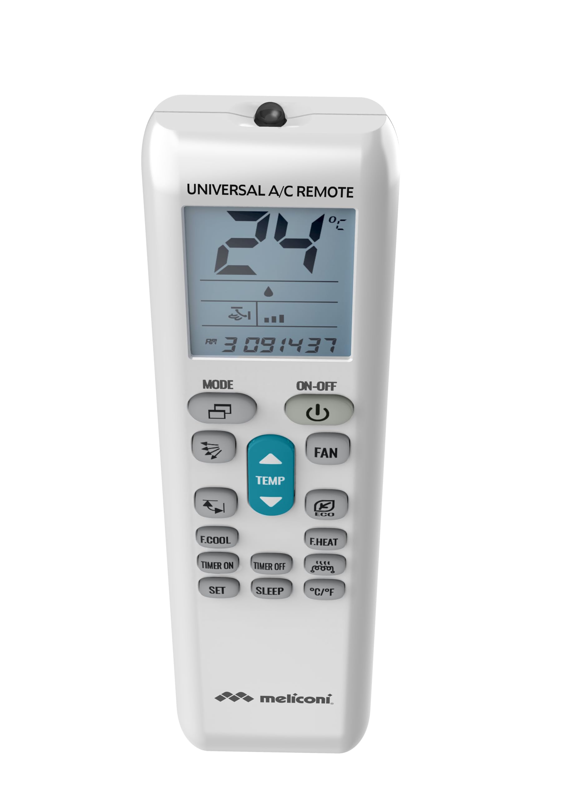 Meliconi AC50 - Telecomando Universale per Climatizzatori, compatibile con quasi tutti i modelli, memoria permanente e funzioni principali - Miniatura 3