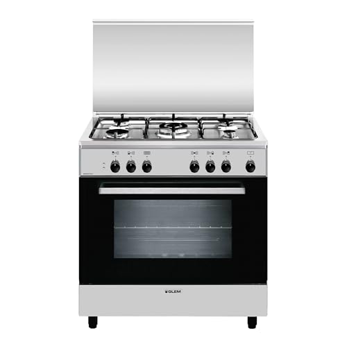 Glem A855EI cucina Piano cottura Nero, Acciaio inossidabile Gas A - Miniatura 2